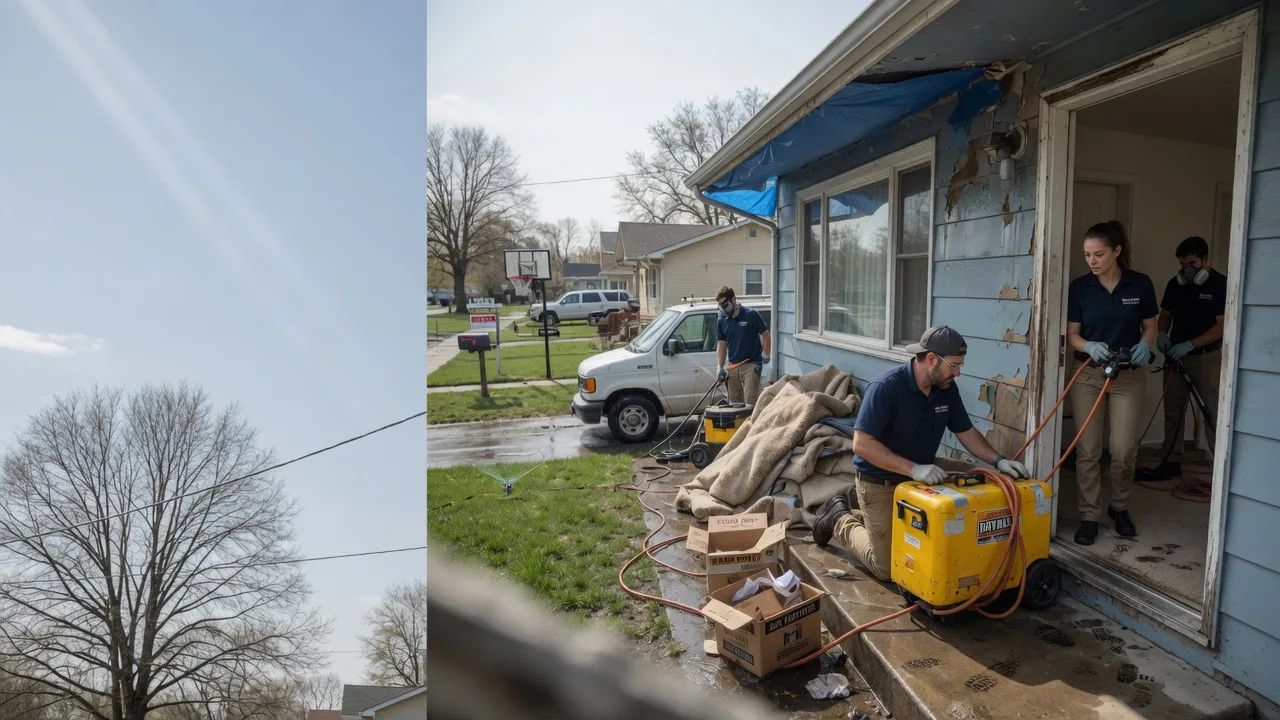 Basement Flood Cleanup in South Salem, OH near me